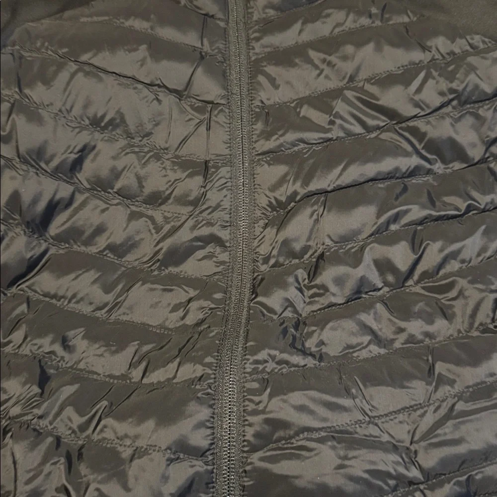 32 Degrees Ladies' Mixed Media Jacket NWOT Black Causal Full Zip Medium